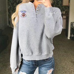 Ford and Harley Davidson crew neck